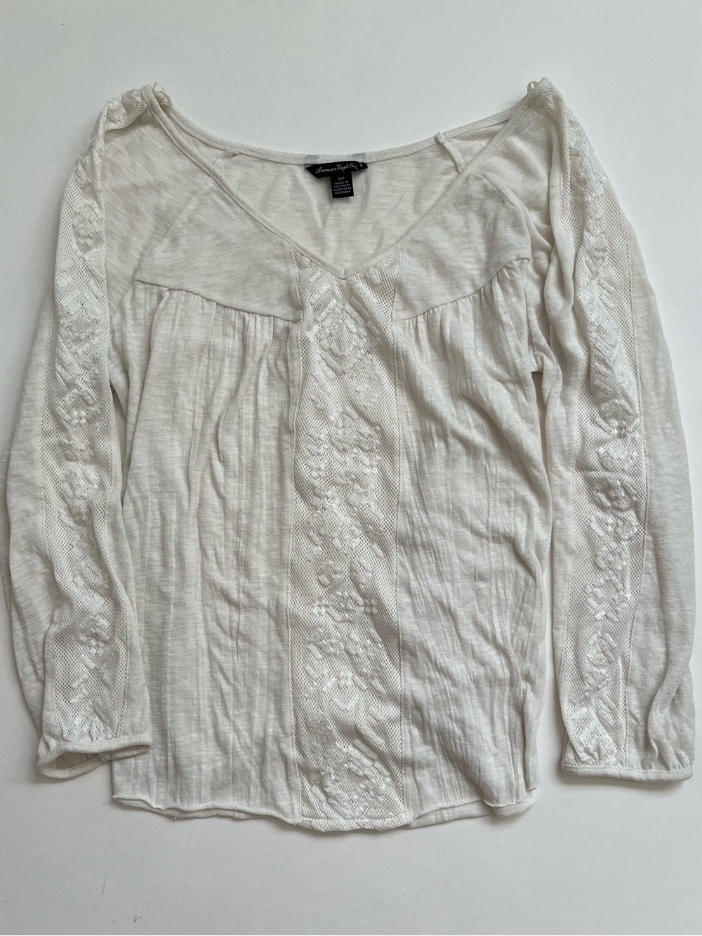American Eagle Cream Top, Size S